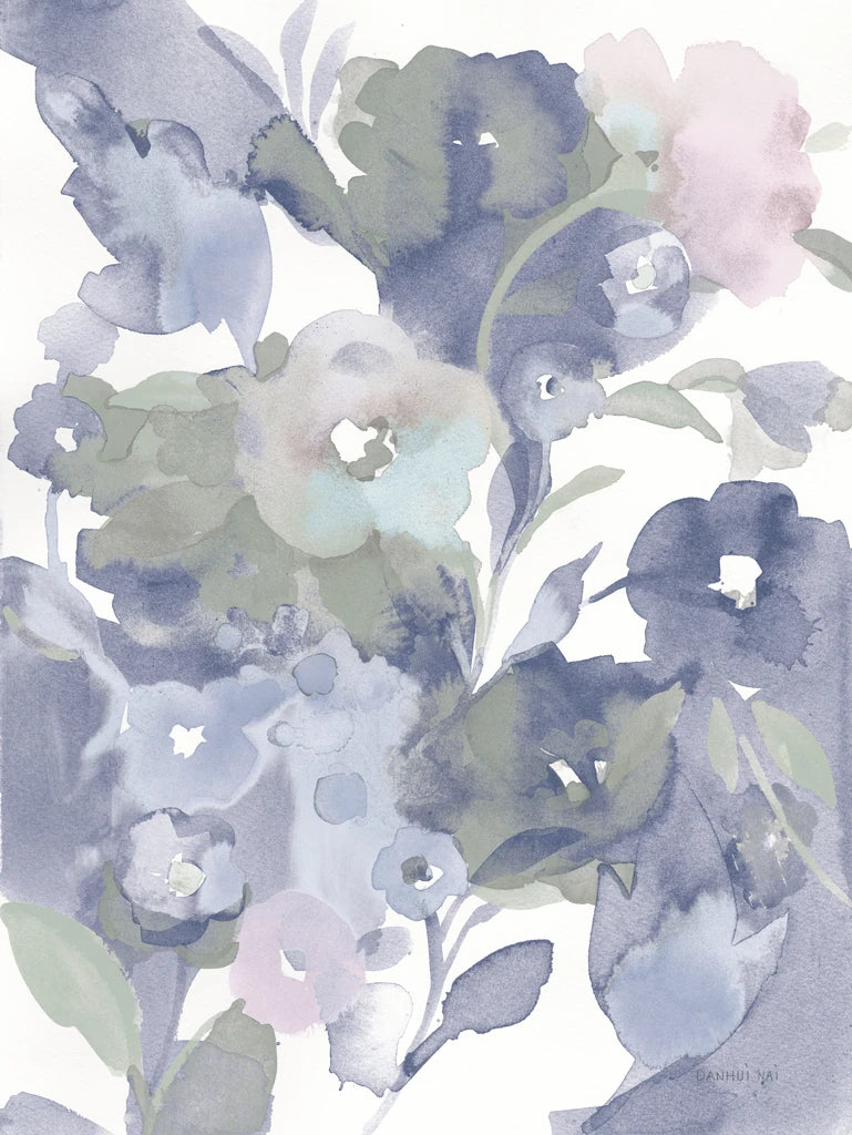 Jewel Garden I Blue by Danhui Nai