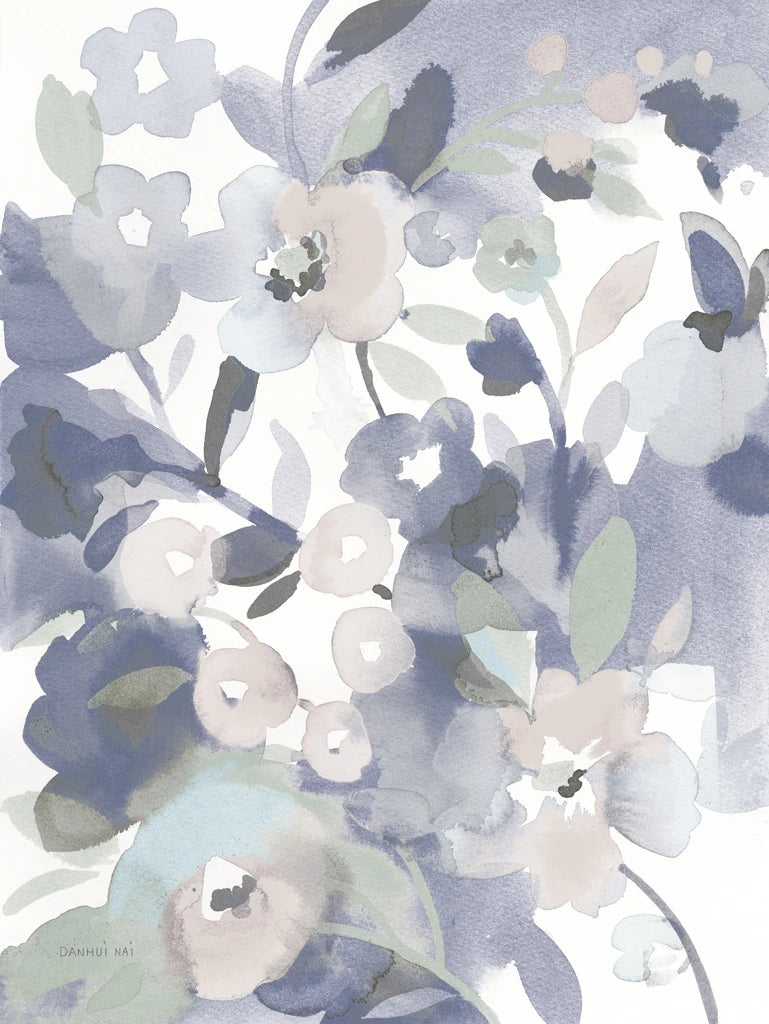 Jewel Garden II Blue by Danhui Nai