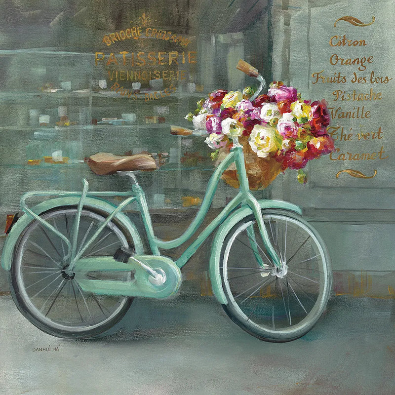 Joy of Paris I by Danhui Nai. SKU 18238a. Archival Giclee Fine art print for wall decor.