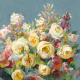 Joy of the Garden Sq II Yellow by Danhui Nai. SKU 53135a. Archival Giclee Fine art print for wall decor.