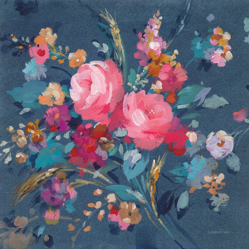 Joyful Bouquet by Danhui Nai. SKU 67707a. Archival Giclee Fine art print for wall decor.