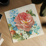 June Abundance I by Danhui Nai. Shown as a detailed flat fine art print, highlighting archival giclee quality. Available as an archival giclee rolled canvas, fine art paper, or poster print. SKU 91467a.