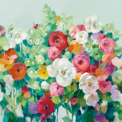 June Beauties Pale Blue by Danhui Nai. SKU 56529a. Archival Giclee Fine art print for wall decor.