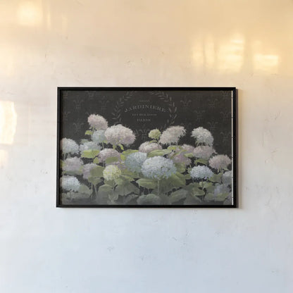 La Belle Jardiniere by Danhui Nai. shown as a paper print in a black flame. Available as a archival giclee rolled canvas, fine art paper, or poster print. SKU 13909i.