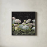 La Belle Jardiniere Crop by Danhui Nai. Shown in a sleek black glass frame for a contemporary gallery look. Available as an archival giclee rolled canvas, fine art paper, or poster print. SKU 15232a.