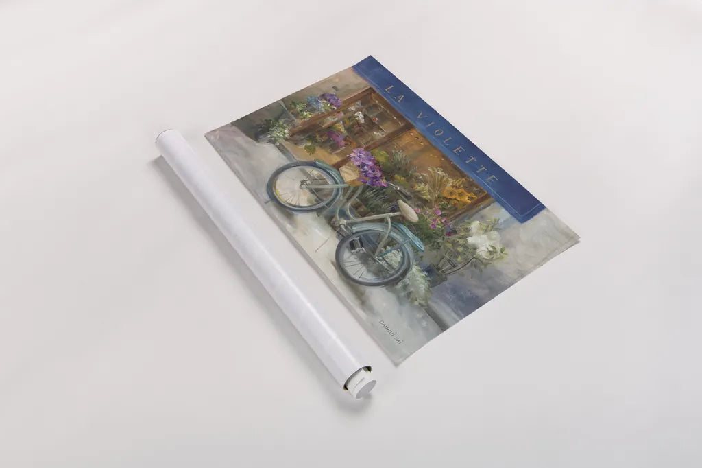 La Violette Grand by Danhui Nai. shown as a rolled paper print. Available as archival giclee rolled canvas, fine art paper, or poster print. SKU 12224i.