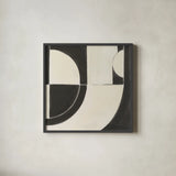 Laid Back by Danhui Nai. Shown in a sleek black glass frame for a contemporary gallery look. Available as an archival giclee rolled canvas, fine art paper, or poster print. SKU 86541a.