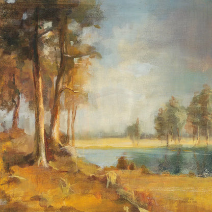 Landscape Trio I by Danhui Nai. SKU 22002a. Archival Giclee Fine art print for wall decor.