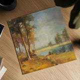 Landscape Trio I by Danhui Nai. Shown as a detailed flat fine art print, highlighting archival giclee quality. Available as an archival giclee rolled canvas, fine art paper, or poster print. SKU 22002a.