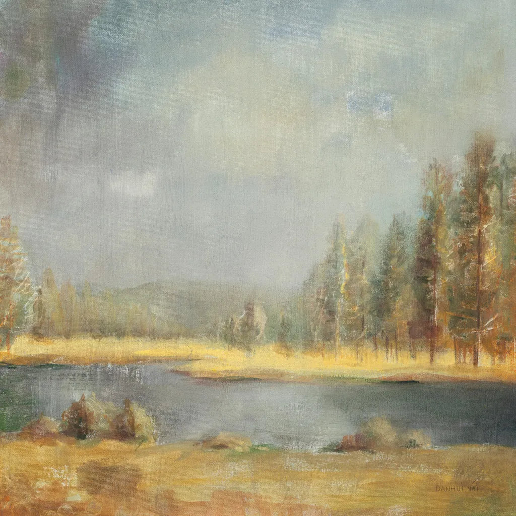 Landscape Trio II by Danhui Nai. SKU 22003a. Archival Giclee Fine art print for wall decor.