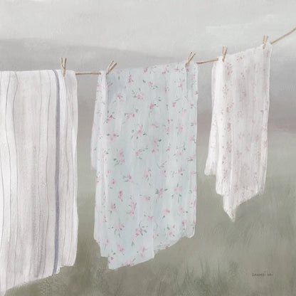 Laundry Day II Neutral by Danhui Nai. SKU 86425a. Archival Giclee Fine art print for wall decor.