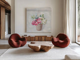 Laundry Day V by Danhui Nai. Shown as extra-large giant wall art in a modern living room. Available as an archival giclee rolled canvas, fine art paper, or poster print. SKU 73587a.