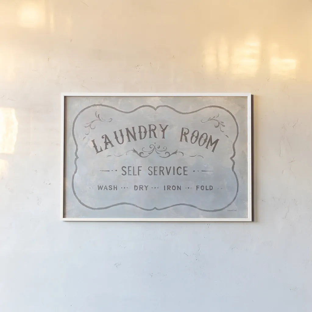 Laundry Day VII by Danhui Nai. shown as a paper print in a white frame. Available as a archival giclee rolled canvas, fine art paper, or poster print. SKU 73589i.