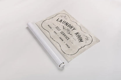 Laundry Day VII Neutral by Danhui Nai. shown as a rolled paper print. Available as archival giclee rolled canvas, fine art paper, or poster print. SKU 73682i.