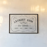 Laundry Day VII Neutral by Danhui Nai. shown as a paper print in a black flame. Available as a archival giclee rolled canvas, fine art paper, or poster print. SKU 73682i.