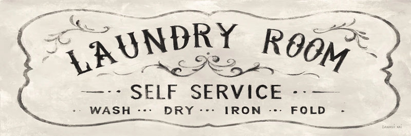 Laundry Day VII Neutral Panel by Danhui Nai