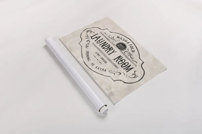 Laundry Day VIII Neutral by Danhui Nai. shown as a rolled paper print. Available as archival giclee rolled canvas, fine art paper, or poster print. SKU 73683i.