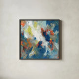 Levee by Danhui Nai. Shown in a sleek black glass frame for a contemporary gallery look. Available as an archival giclee rolled canvas, fine art paper, or poster print. SKU 79285a.