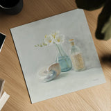 Light Freesia Spa by Danhui Nai. Shown as a detailed flat fine art print, highlighting archival giclee quality. Available as an archival giclee rolled canvas, fine art paper, or poster print. SKU 54158a.
