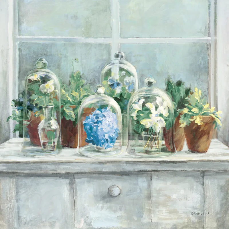 Light Windowsill Vintage by Danhui Nai. SKU 57442a. Archival Giclee Fine art print for wall decor.