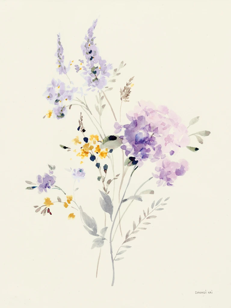 Lilac Season I Pastel by Danhui Nai