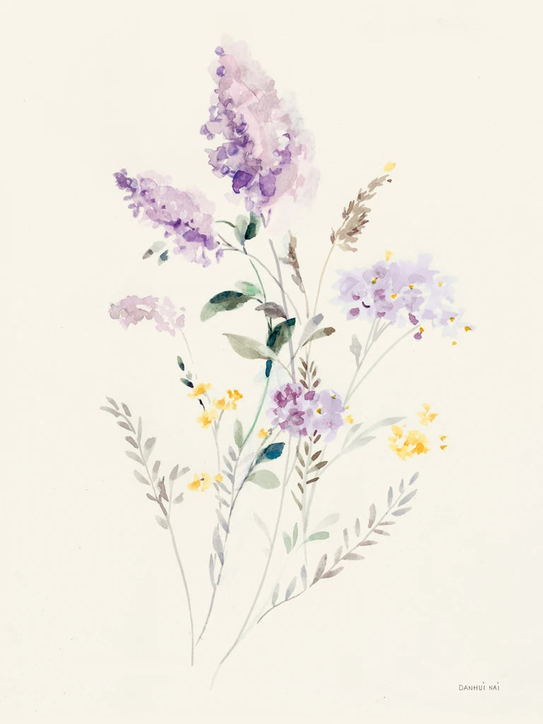 Lilac Season II Pastel by Danhui Nai