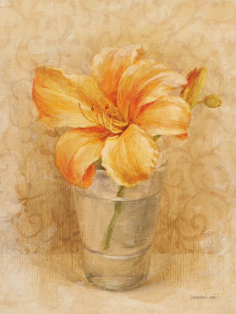 Lily Blossom in Glass by Danhui Nai