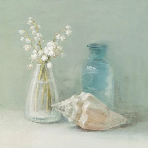 Lily of the Valley Spa by Danhui Nai. SKU 5598a. Archival Giclee Fine art print for wall decor.