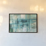 Liquid Structure by Danhui Nai. shown as a paper print in a black flame. Available as a archival giclee rolled canvas, fine art paper, or poster print. SKU 56268i.