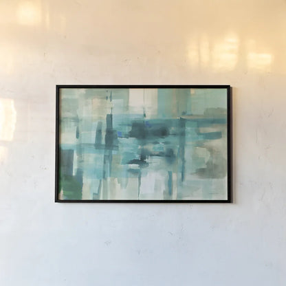 Liquid Structure by Danhui Nai. shown as a paper print in a black flame. Available as a archival giclee rolled canvas, fine art paper, or poster print. SKU 56268i.