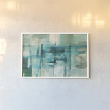 Liquid Structure by Danhui Nai. shown as a paper print in a white frame. Available as a archival giclee rolled canvas, fine art paper, or poster print. SKU 56268i.