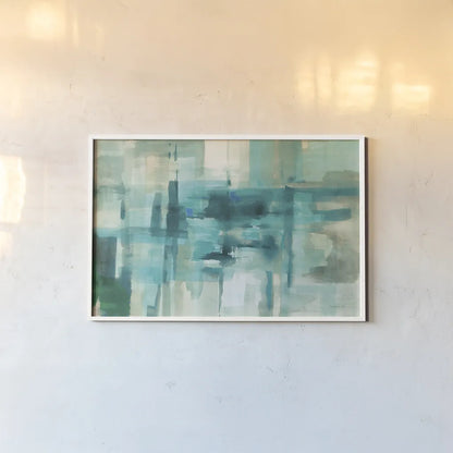 Liquid Structure by Danhui Nai. shown as a paper print in a white frame. Available as a archival giclee rolled canvas, fine art paper, or poster print. SKU 56268i.