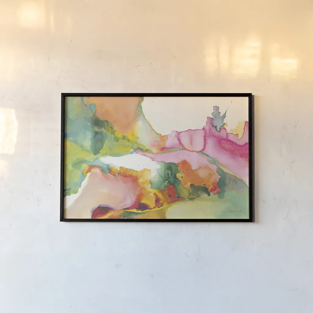 Liquified Crop by Danhui Nai. shown as a paper print in a black flame. Available as a archival giclee rolled canvas, fine art paper, or poster print. SKU 64172i.