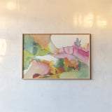 Liquified Crop by Danhui Nai. shown as a paper print in a natural frame. Available as a archival giclee rolled canvas, fine art paper, or poster print. SKU 64172i.