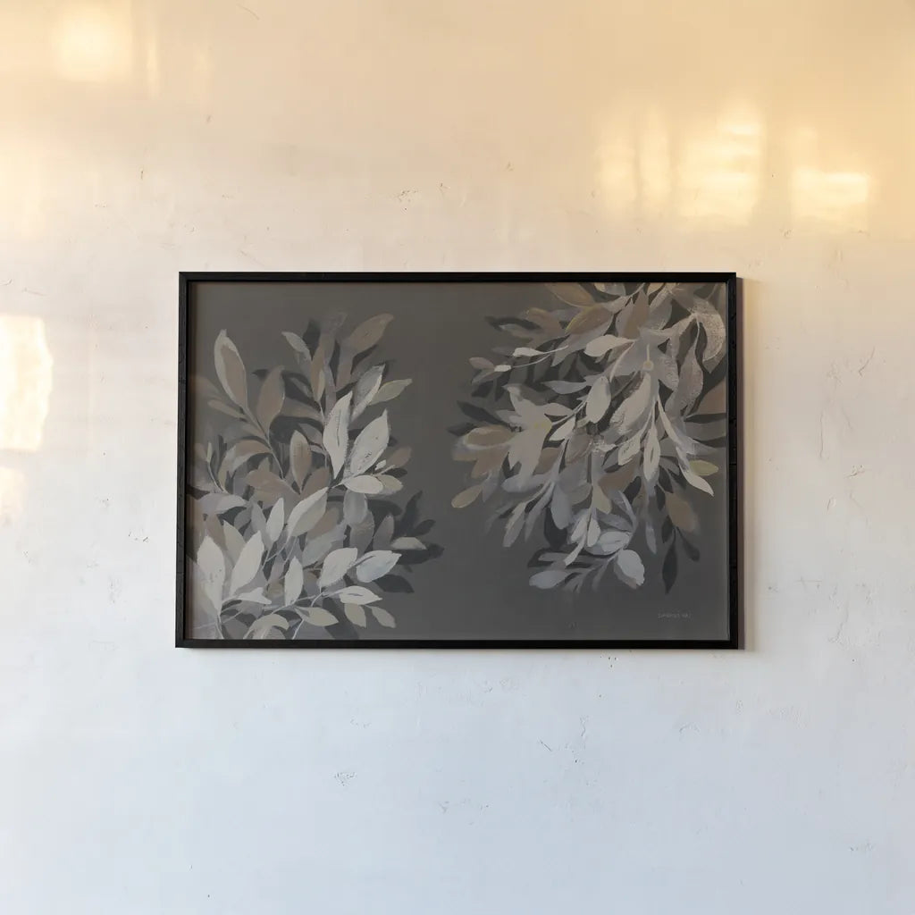 Lively Branches by Danhui Nai. shown as a paper print in a black flame. Available as a archival giclee rolled canvas, fine art paper, or poster print. SKU 77203i.