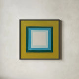 Looking Out by Danhui Nai. Shown in a sleek black glass frame for a contemporary gallery look. Available as an archival giclee rolled canvas, fine art paper, or poster print. SKU 85830a.