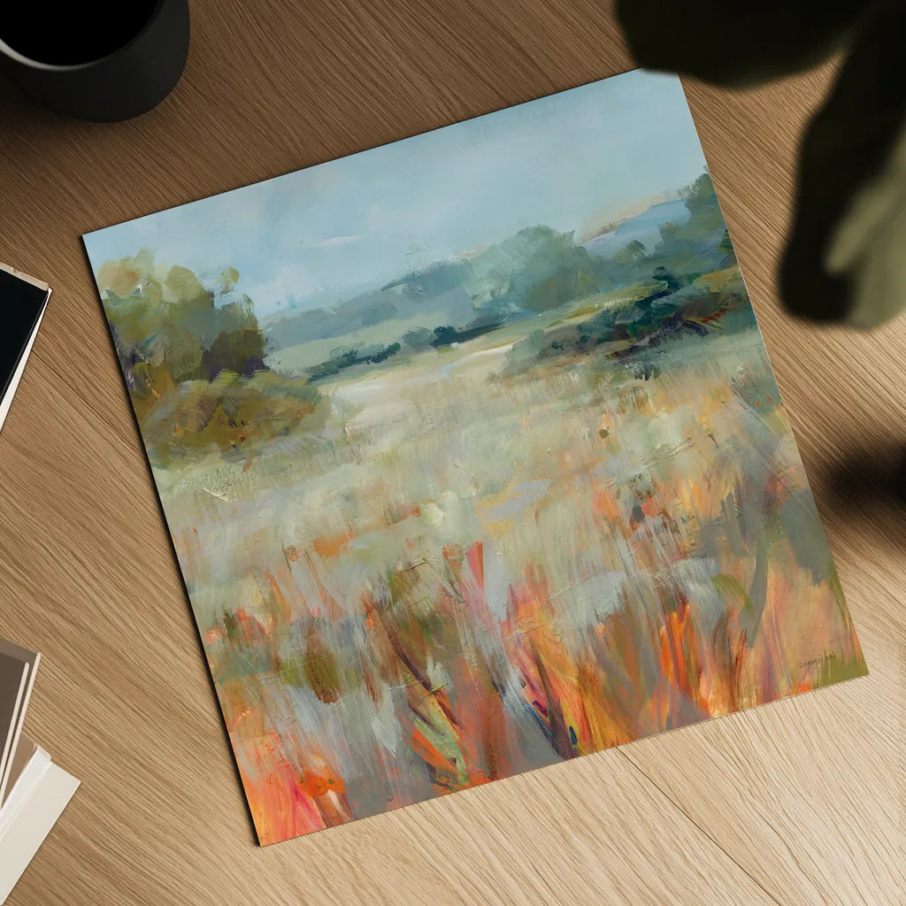 Lost in the Grasses by Danhui Nai. Shown as a detailed flat fine art print, highlighting archival giclee quality. Available as an archival giclee rolled canvas, fine art paper, or poster print. SKU 79286a.