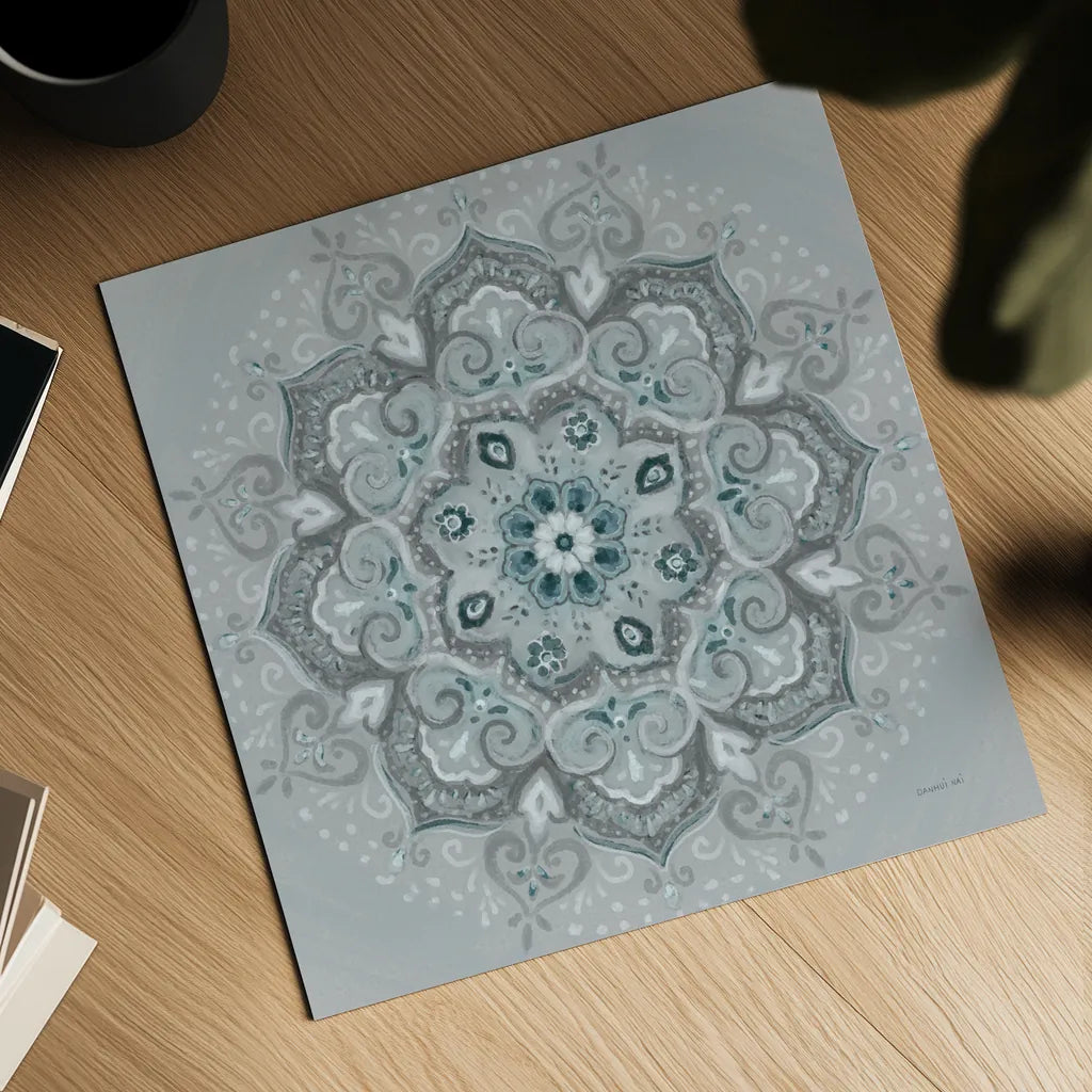 Lunar Embrace II by Danhui Nai. Shown as a detailed flat fine art print, highlighting archival giclee quality. Available as an archival giclee rolled canvas, fine art paper, or poster print. SKU 90794a.