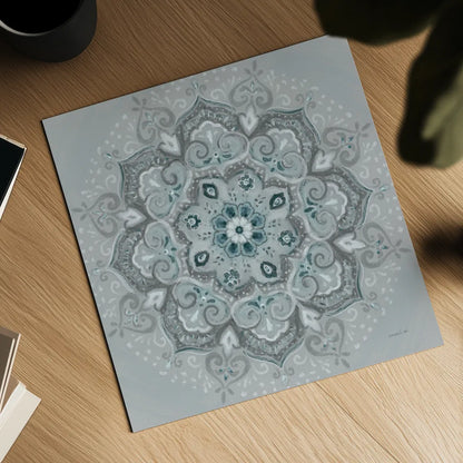 Lunar Embrace II by Danhui Nai. Shown as a detailed flat fine art print, highlighting archival giclee quality. Available as an archival giclee rolled canvas, fine art paper, or poster print. SKU 90794a.