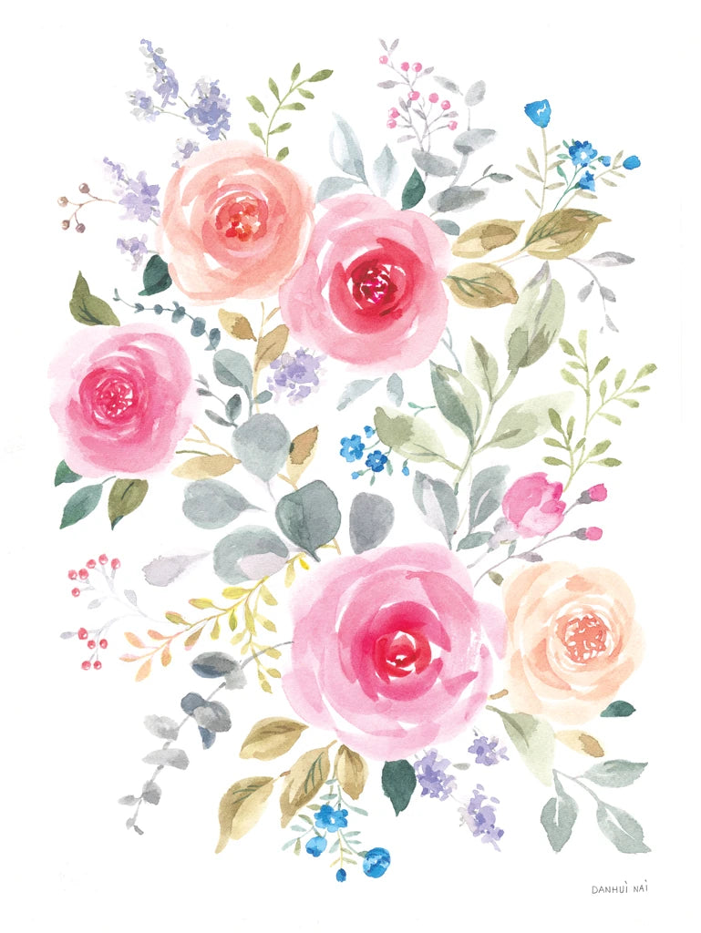 Lush Roses I by Danhui Nai