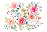 Lush Roses II Horizontal by Danhui Nai. SKU 68819i. Archival Giclee Fine art print for wall decor.