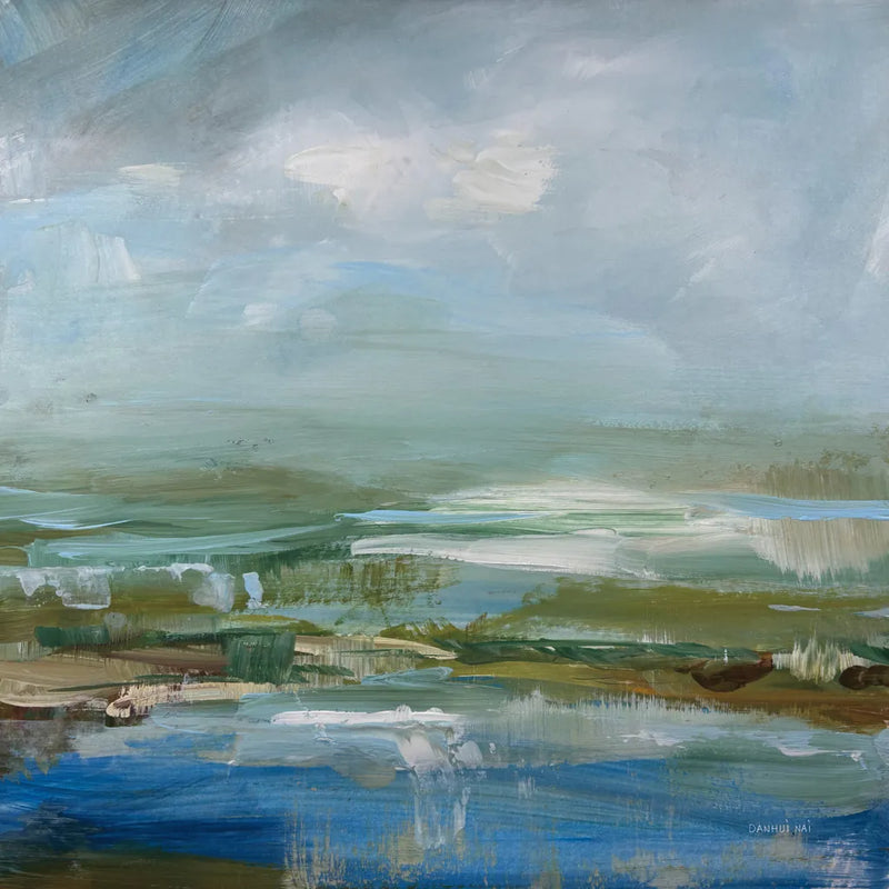 Lush Valley by Danhui Nai. SKU 89865a. Archival Giclee Fine art print for wall decor.