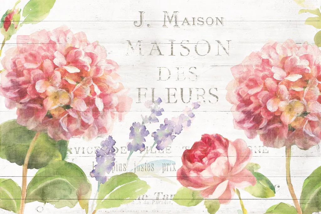 Maison Des Fleurs II by Danhui Nai. SKU 45832i. Archival Giclee Fine art print for wall decor.