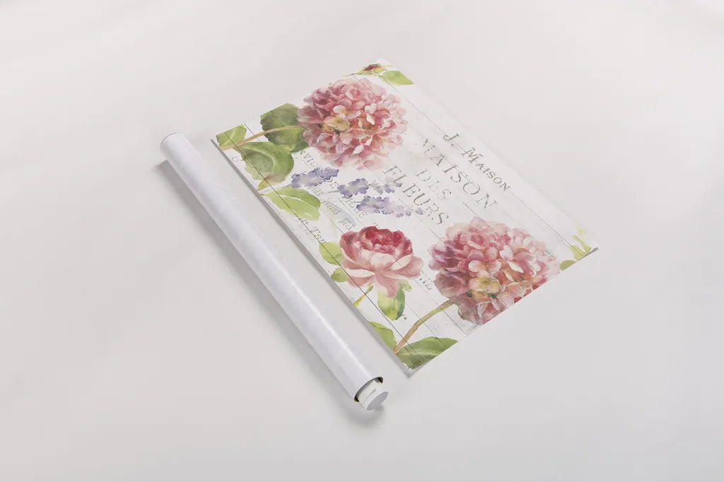 Maison Des Fleurs II by Danhui Nai. shown as a rolled paper print. Available as archival giclee rolled canvas, fine art paper, or poster print. SKU 45832i.