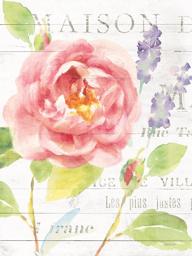 Maison Des Fleurs III Crop by Danhui Nai