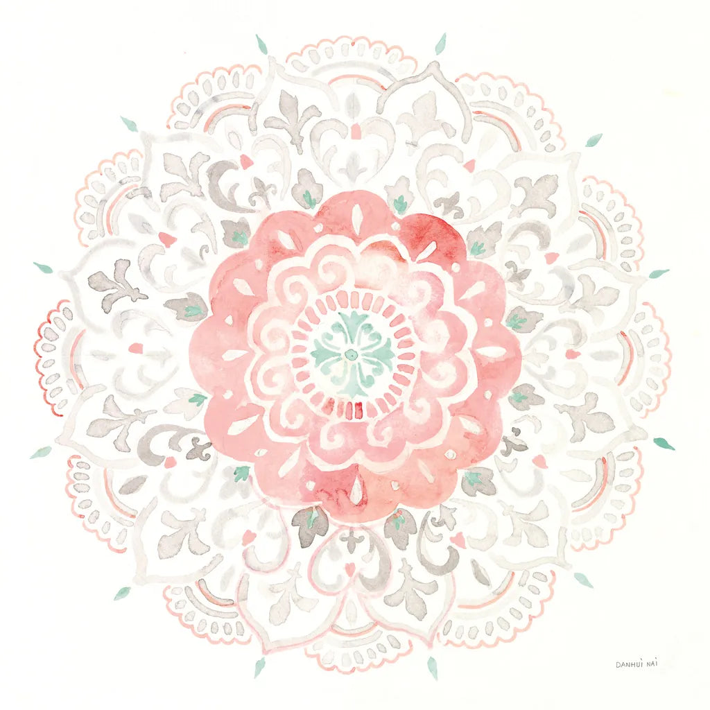 Mandala Delight IV by Danhui Nai. SKU 43082a. Archival Giclee Fine art print for wall decor.