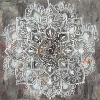 Mandala in Neutral II by Danhui Nai. SKU 26480a. Archival Giclee Fine art print for wall decor.