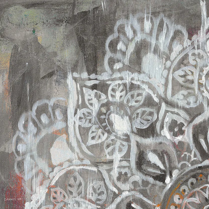 Mandala in Neutral II Sq I by Danhui Nai. SKU 28147a. Archival Giclee Fine art print for wall decor.