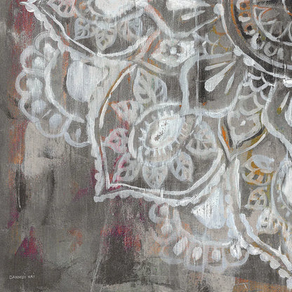 Mandala in Neutral II Sq III by Danhui Nai. SKU 28149a. Archival Giclee Fine art print for wall decor.