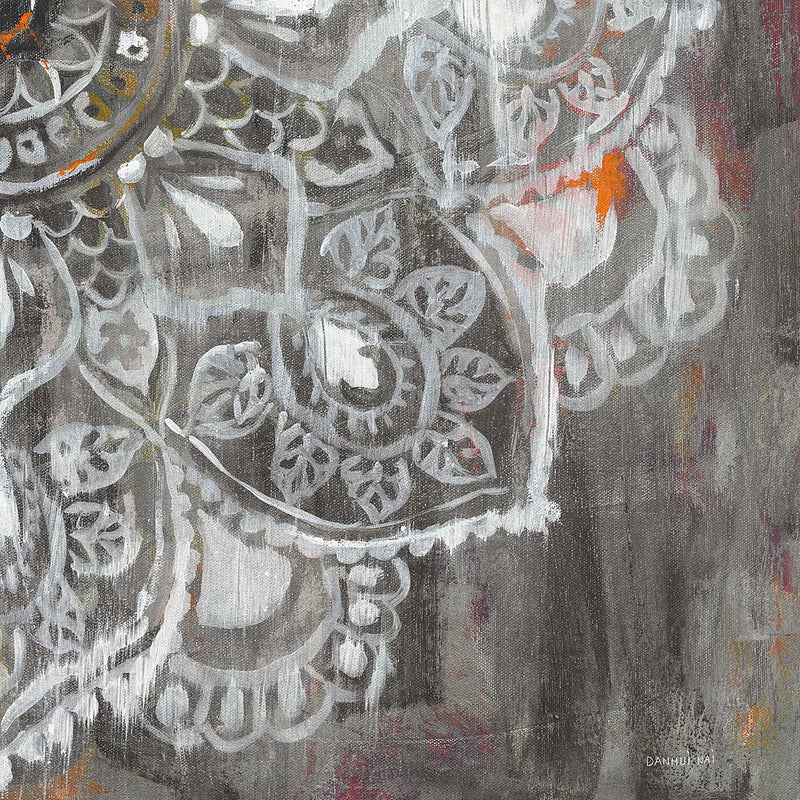 Mandala in Neutral II Sq IV by Danhui Nai. SKU 28150a. Archival Giclee Fine art print for wall decor.